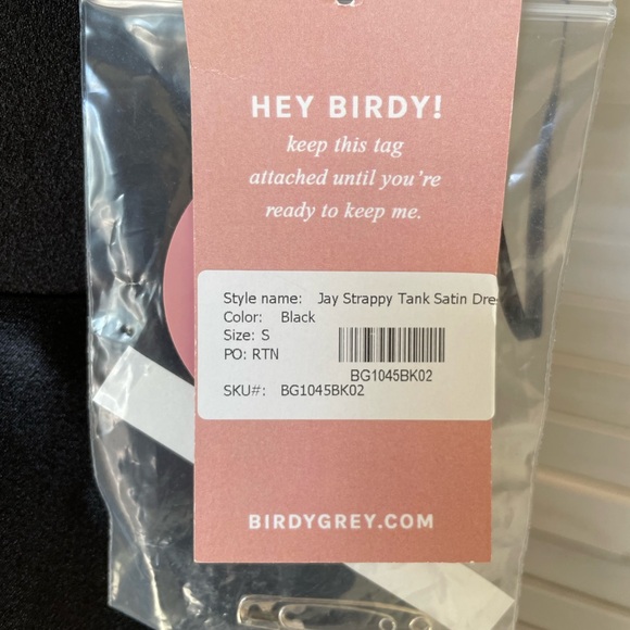 Birdy Grey Women's Size S Black Jay Maxi Dress Adjustable Straps Formal Prom - Picture 9 of 15